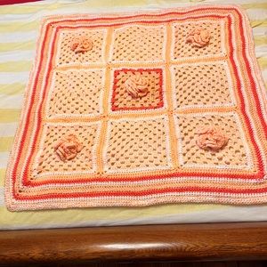 Afghan / Throw 35” x 35”